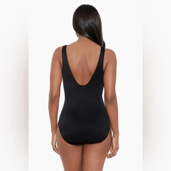 Miraclesuit Bronze Reign Charmer One Piece Swimsuit size 12 B2443 - Picture 6 of 10